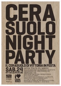 cerasuolo night party locandina